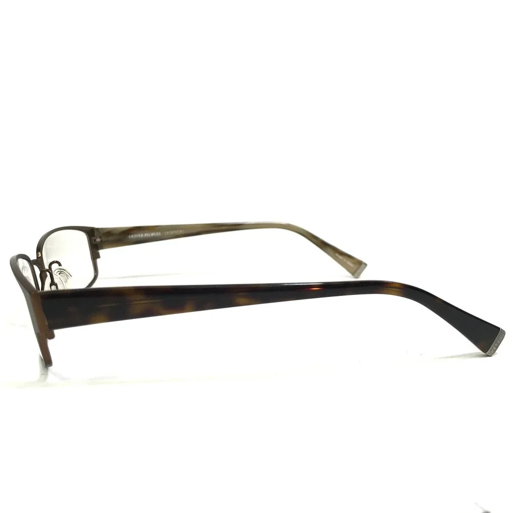 Oliver Peoples Eyeglasses Frames Id AUT Brown Rectangular Full Rim 54-17-135